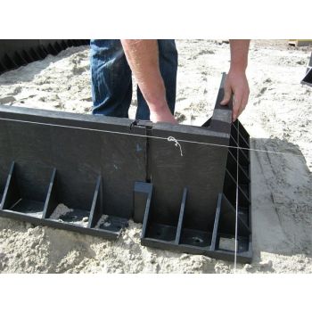 Fundatiebalk 34,6 x 30 x 87,2 cm hoek element