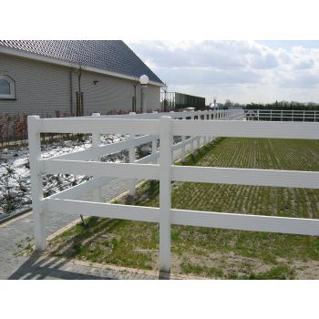 Plank / Balk 10 x 3 x 300 cm WIT