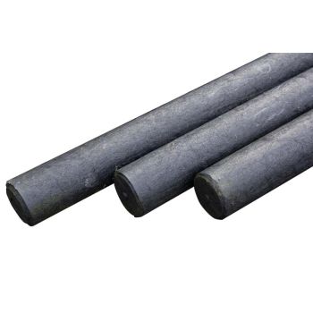 Ronde paal met gekruinde kop 15 x 363 cm zonder punt